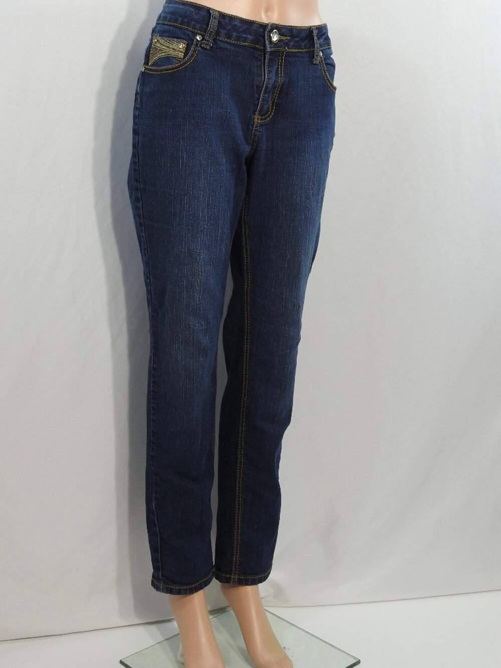 one 5 one Sz 10 Dark Wash Jeans Womens Denim MV-11294SK